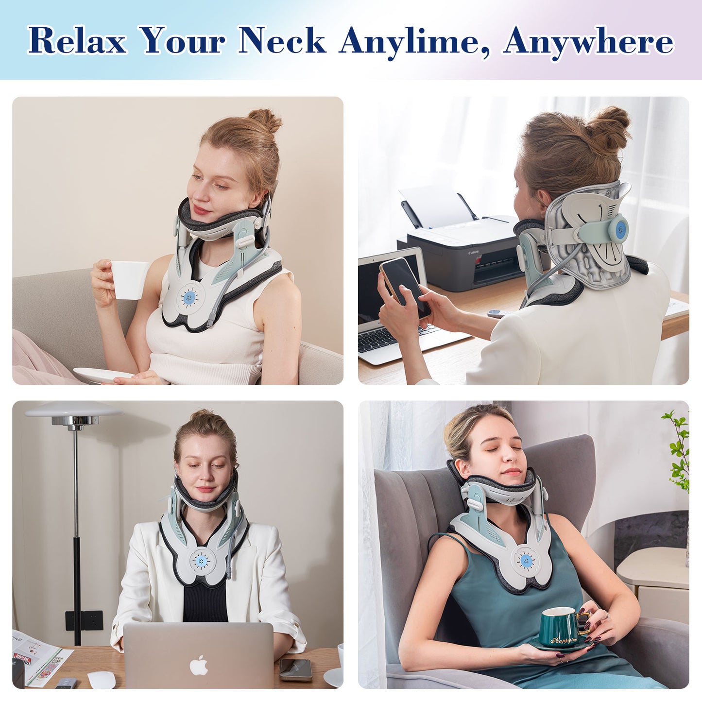 Cervical Traction Device for Neck Pain Relief